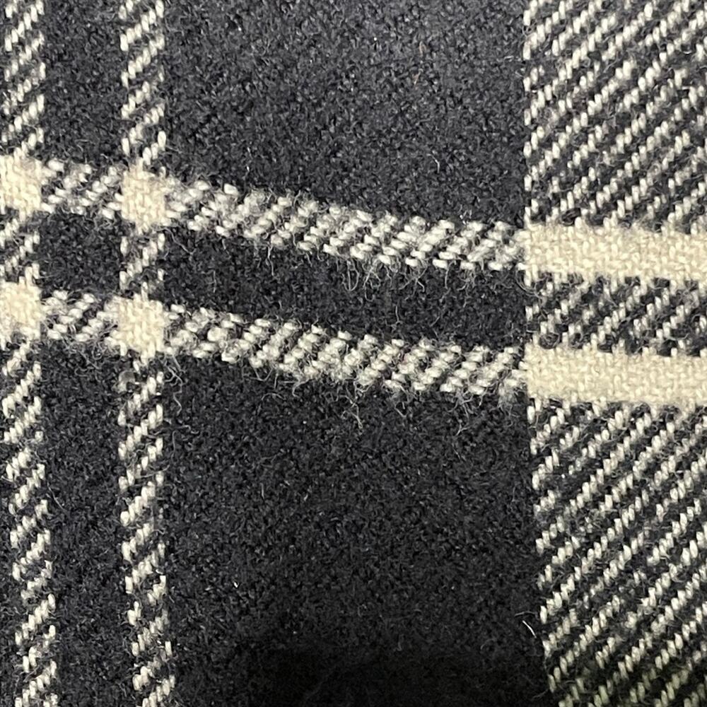 Ralph Lauren Black & Cream Plaid Performance Flannel Shirt XL - Picture 12 of 12